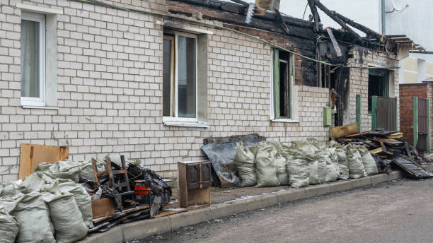 Professional Fire Damage Removal technician working in Hugo, MN